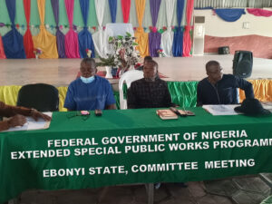 A meeting of the SPW Committee members in Ebonyi state